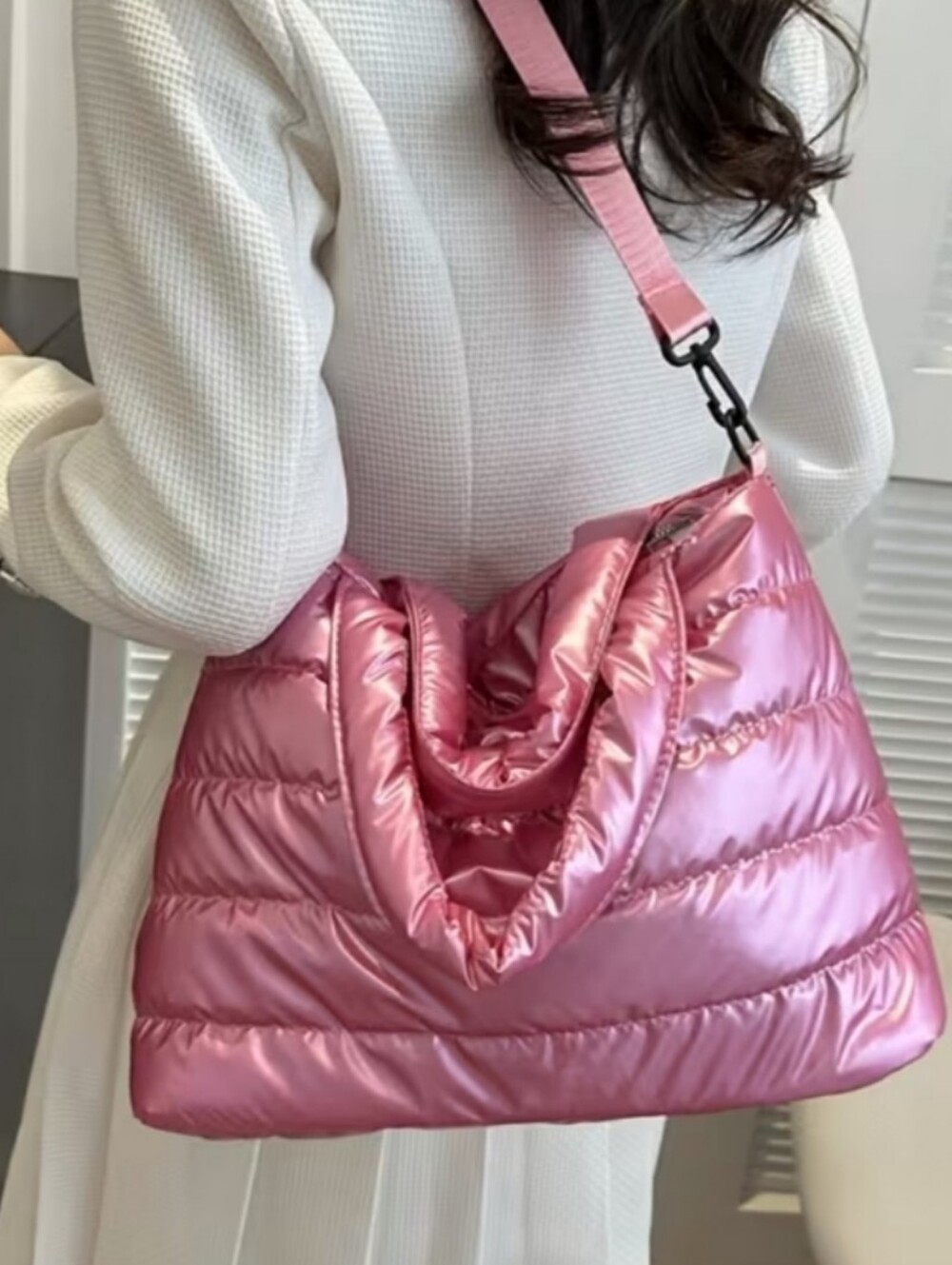 Puffy Pink Crossbody